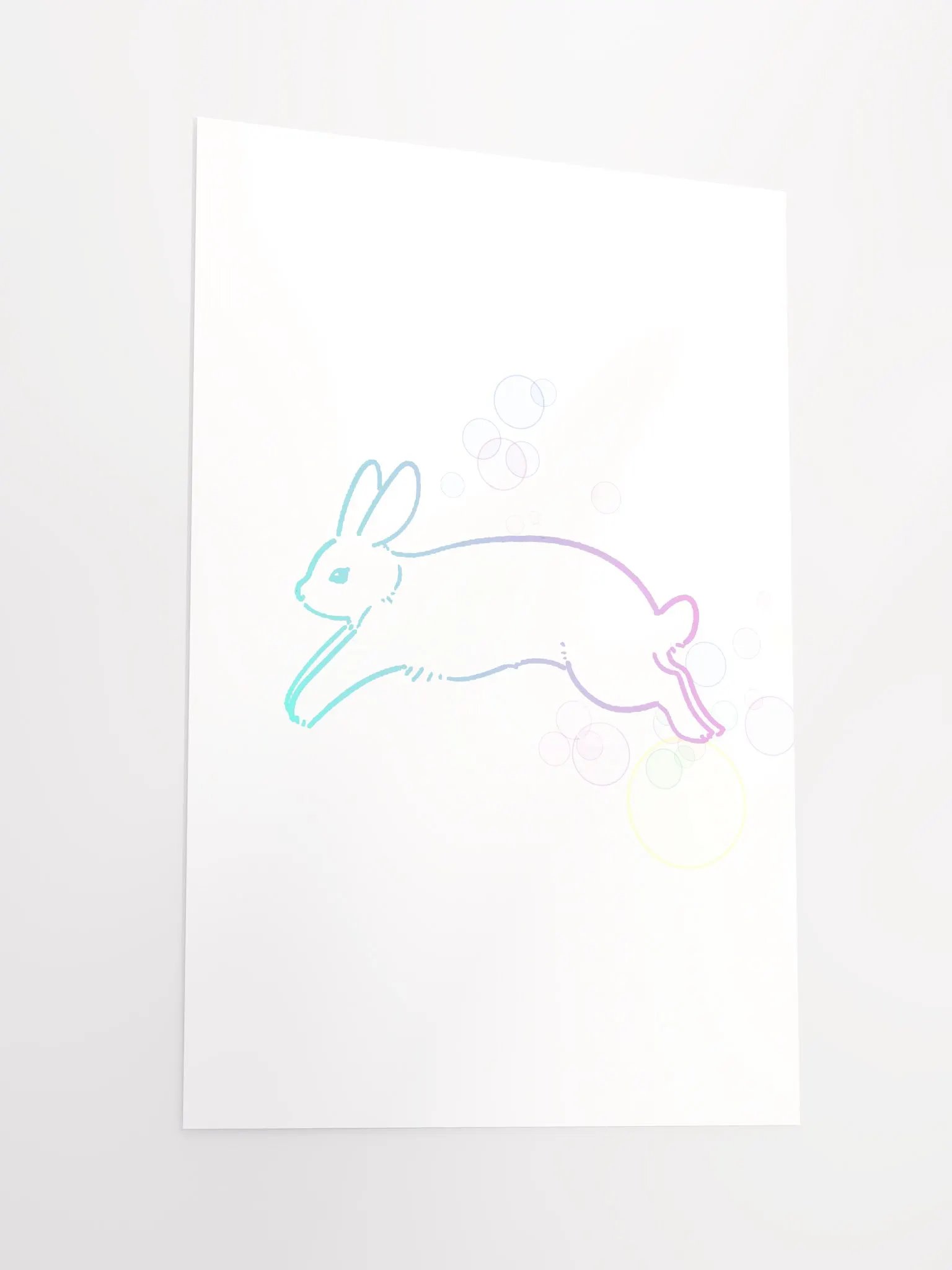 Bubble Bunny Poster product image (5)