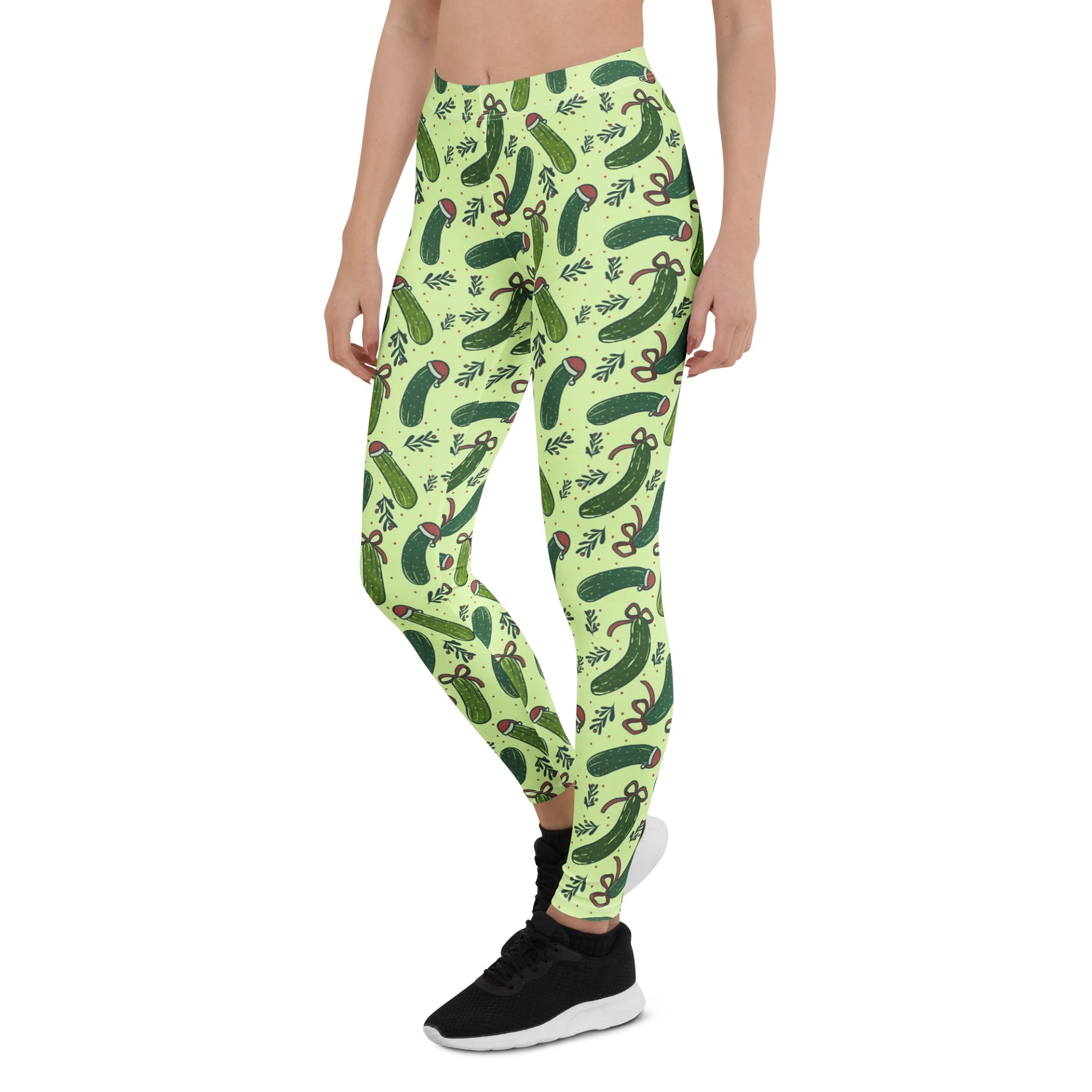 Christmas Pickles Pattern Leggings product image (4)