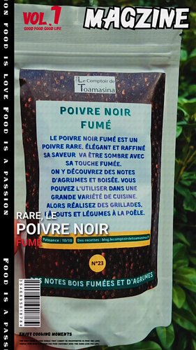 Le Poivre Noir Fumé : L'intensité extrême aux notes boisées, citriques et marines ! 💨🌶️

Vous cherchez un poivre d'exceptio...