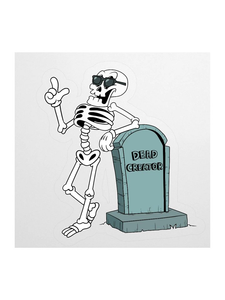 Dead Creator Sticker product image (2)