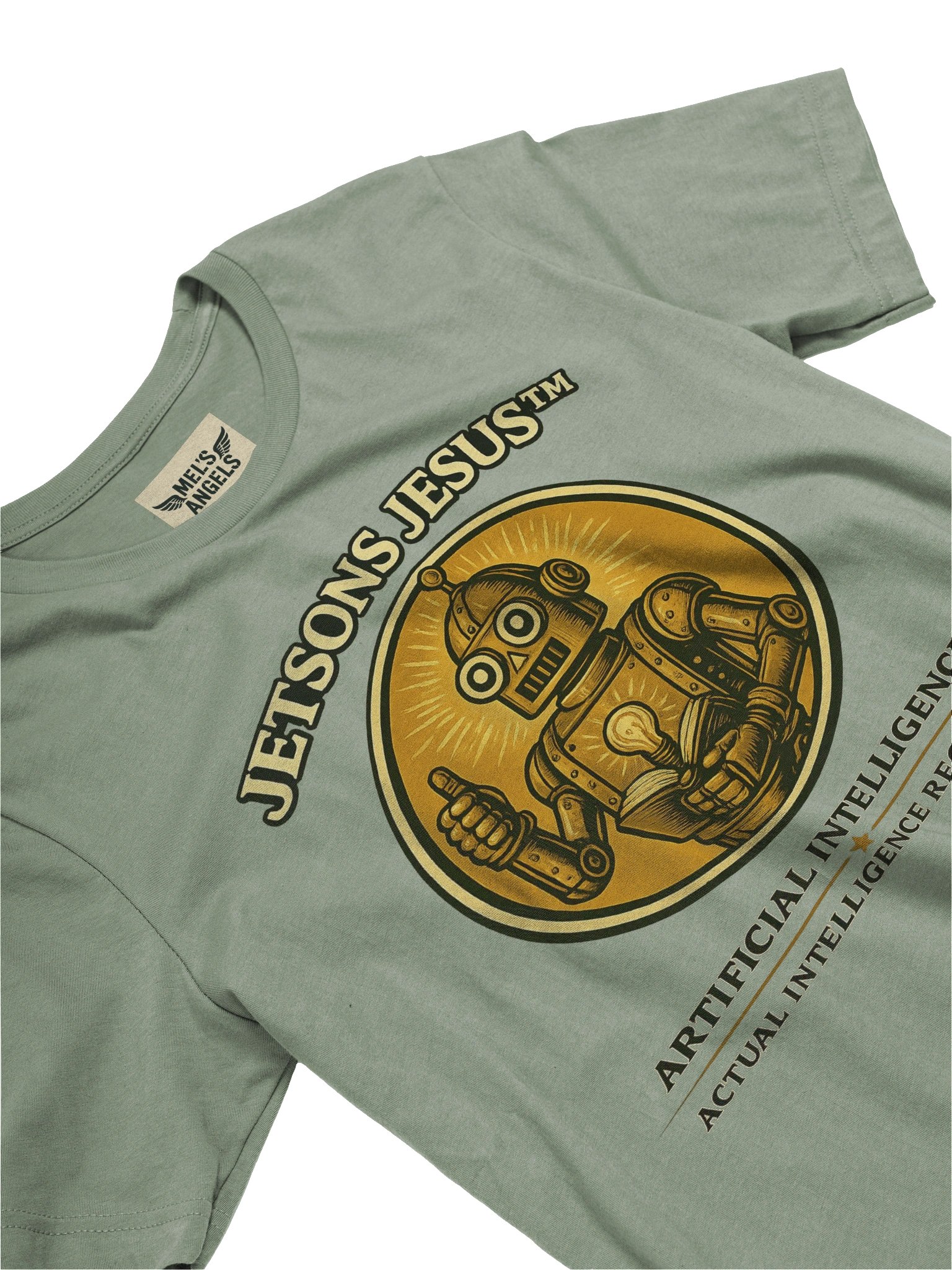 Jetsons Jesus™ T-Shirt | Artificial Intelligence, Actual Intelligence Required product image (4)