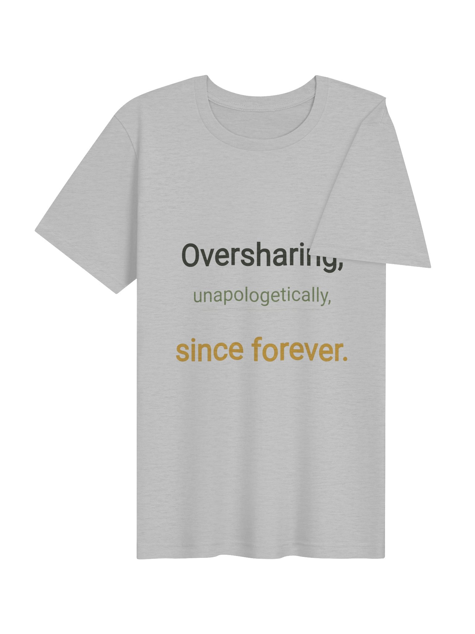 Oversharing T Shirt product image (3)