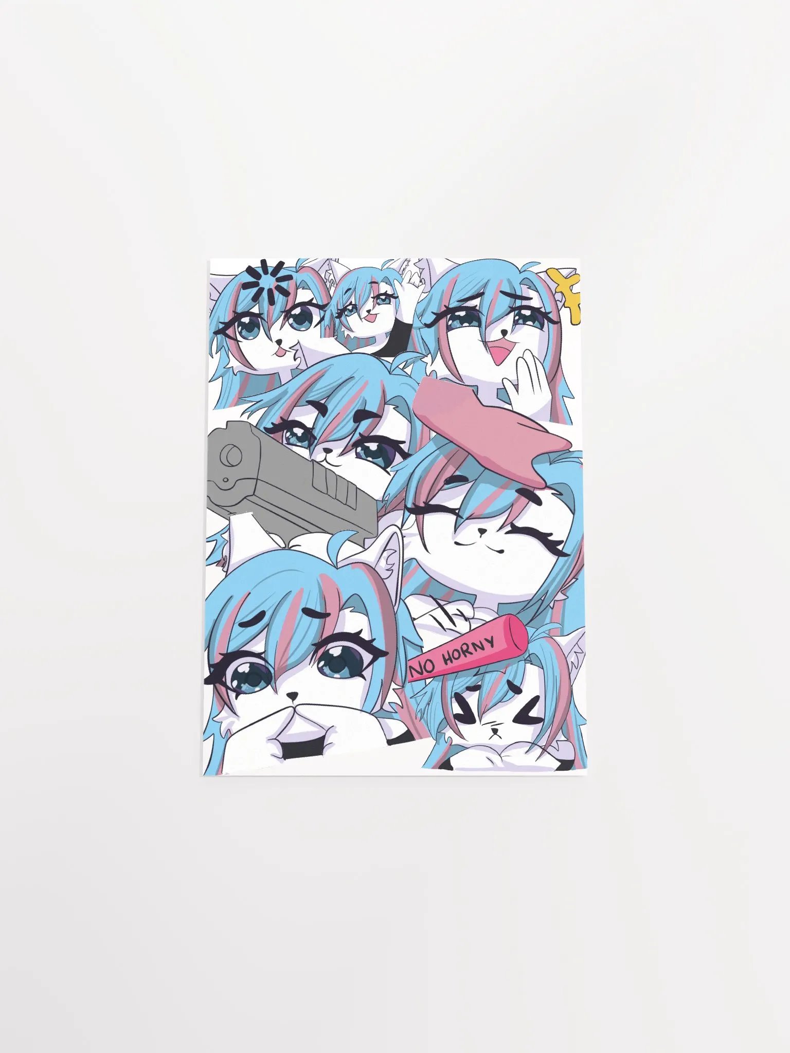 Wolfintank Emote Poster product image (4)