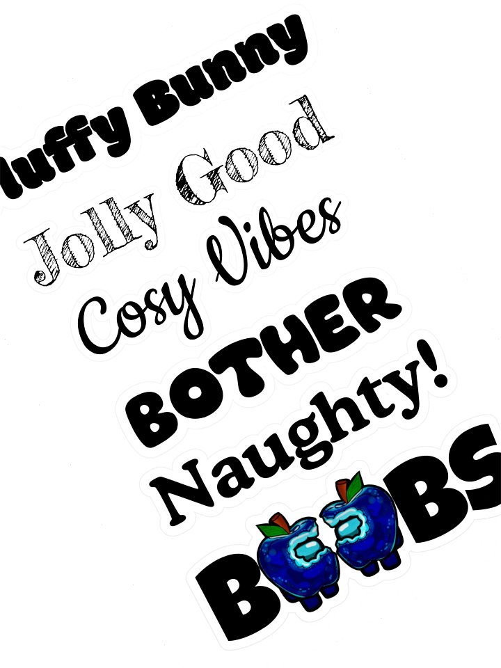 Apple's phrases stickers product image (1)