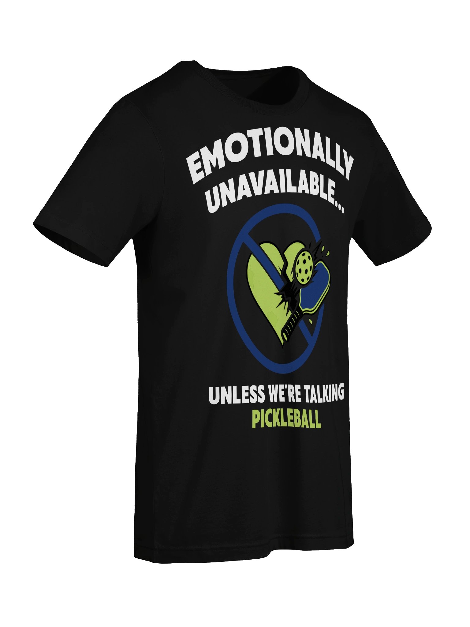 Emotionally Unavailable Unless We're Talking Pickleball Shirt – Funny Pickleball Tee product image (6)