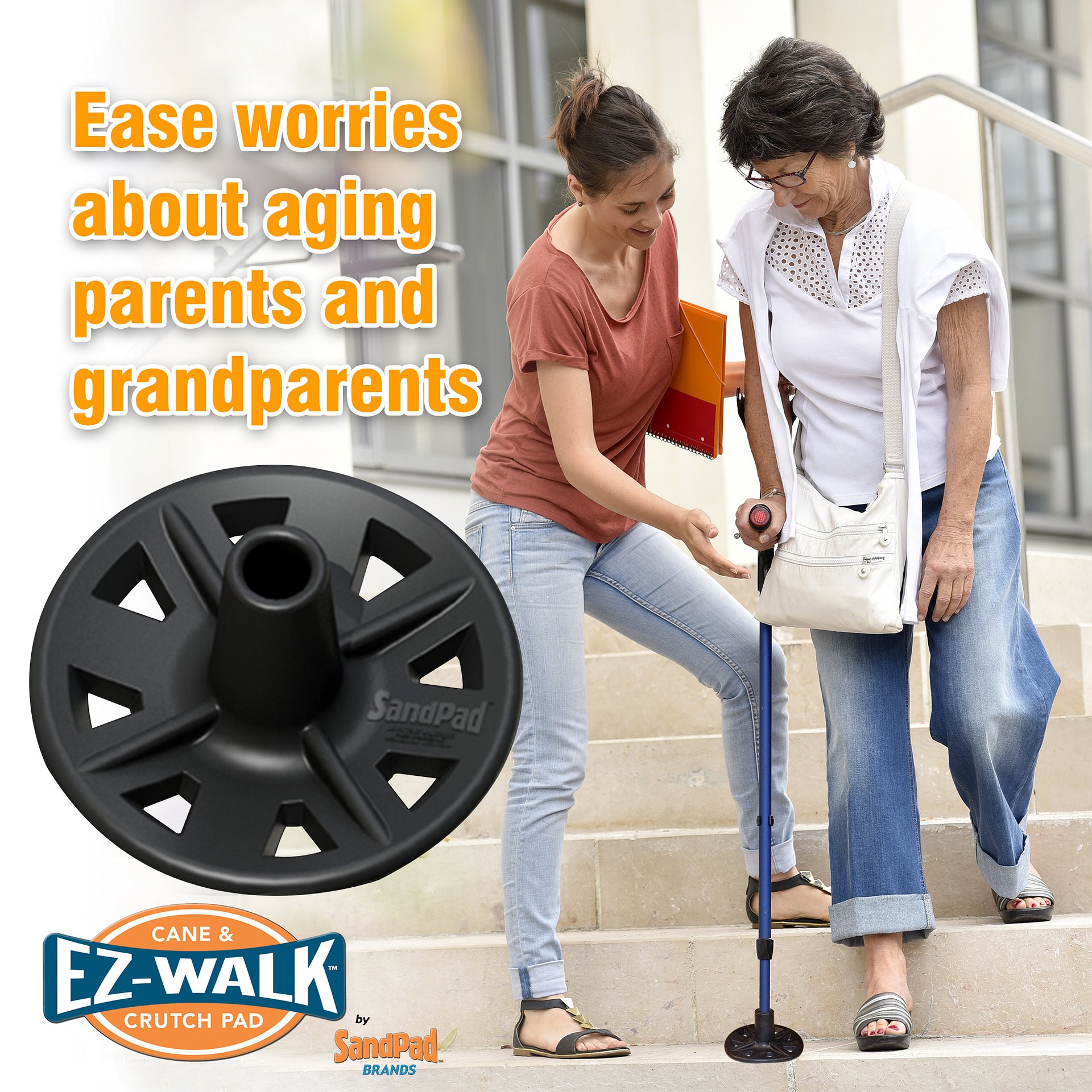 EZ-Walk Stabilizer Cane Tip Single product image (4)