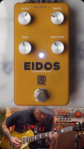 @lpdpedals Eidos is a refined take on the beloved green Nashville-session overdrive, with extra tonal control. Full demo on m...