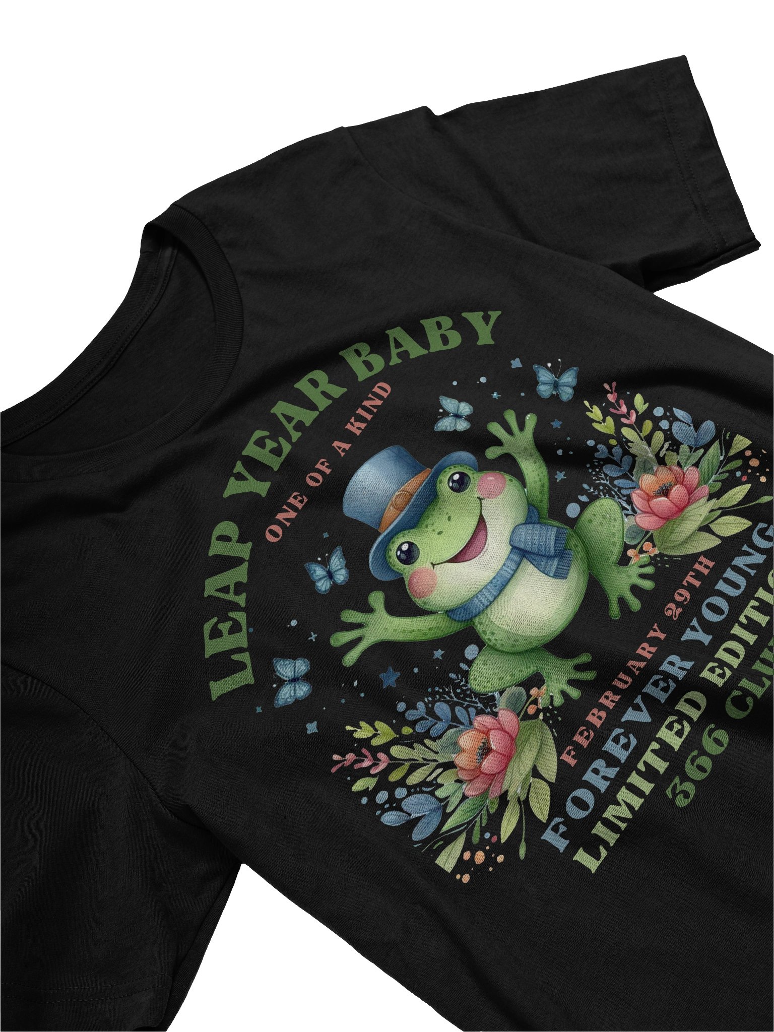 Leap Year Birthday Gift One of a Kind February 29th Forever Young Limited Edition 366 Club Short Sleeve Tee Shirt product image (3)