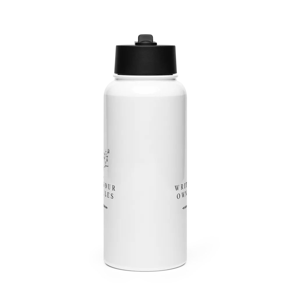Stainless Steel Water Bottle with a Straw Lid SWFB0106 product image (3)