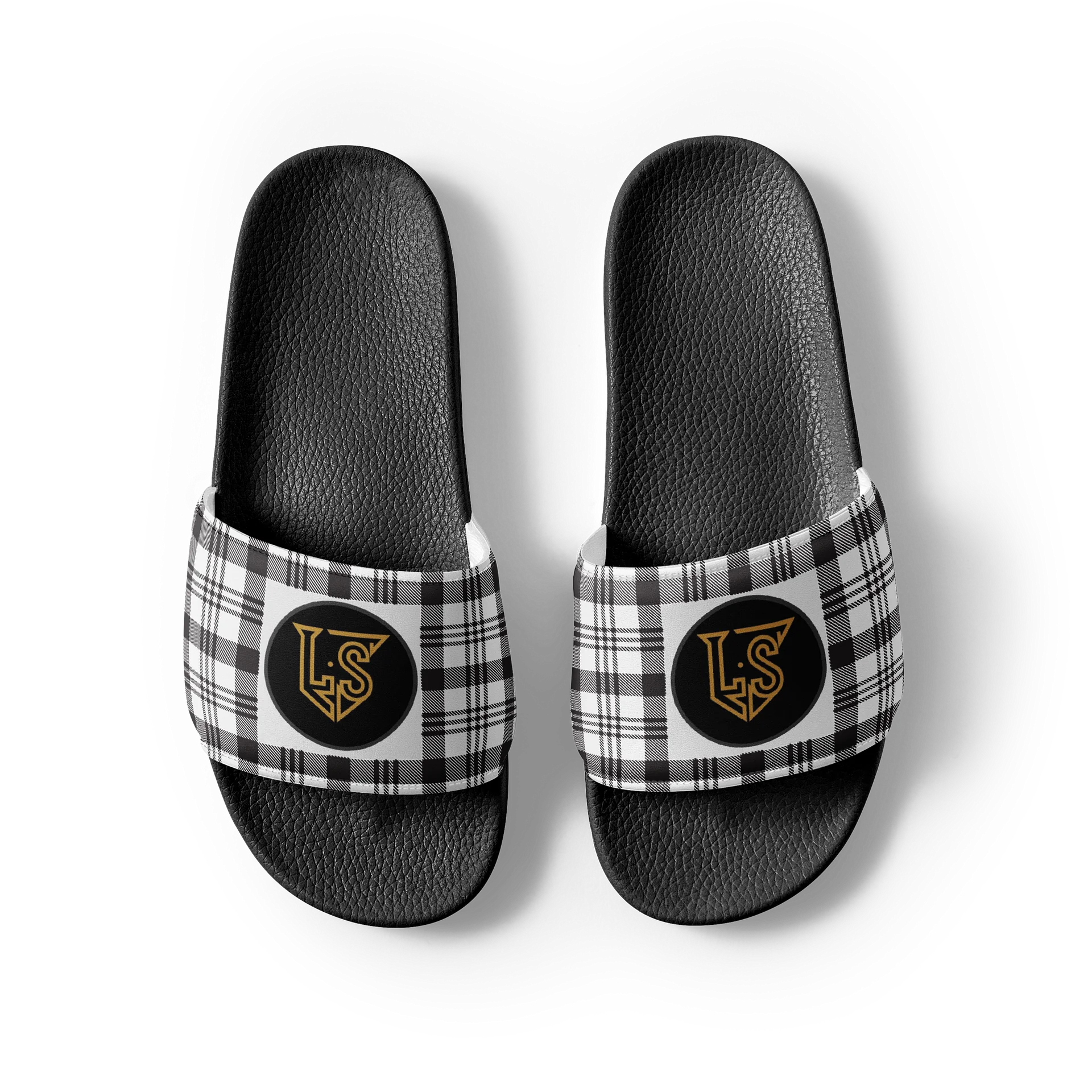 Lafate Store black/grey plad Slippers product image (4)