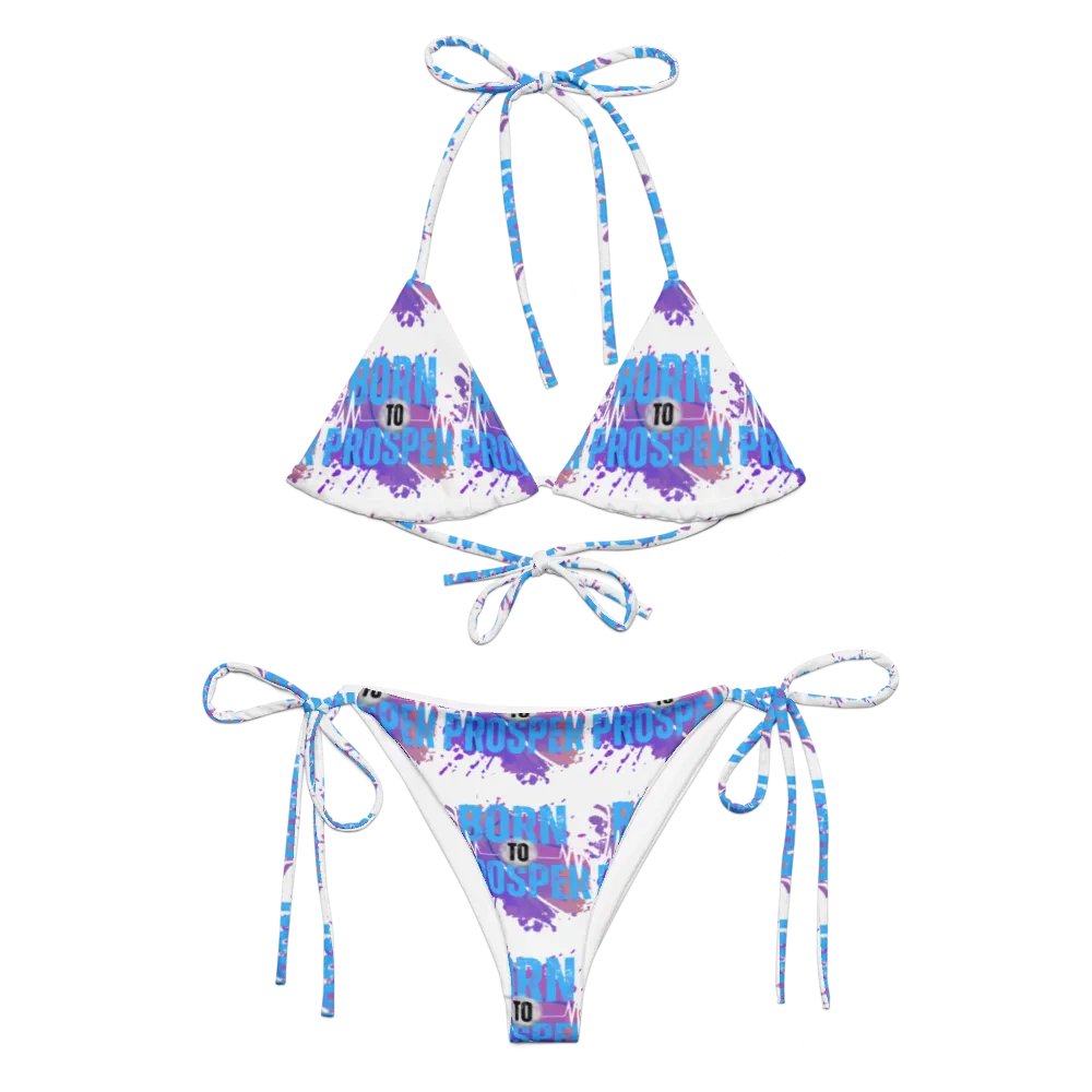 Born to Prosper All-Over Bikini Set product image (1)