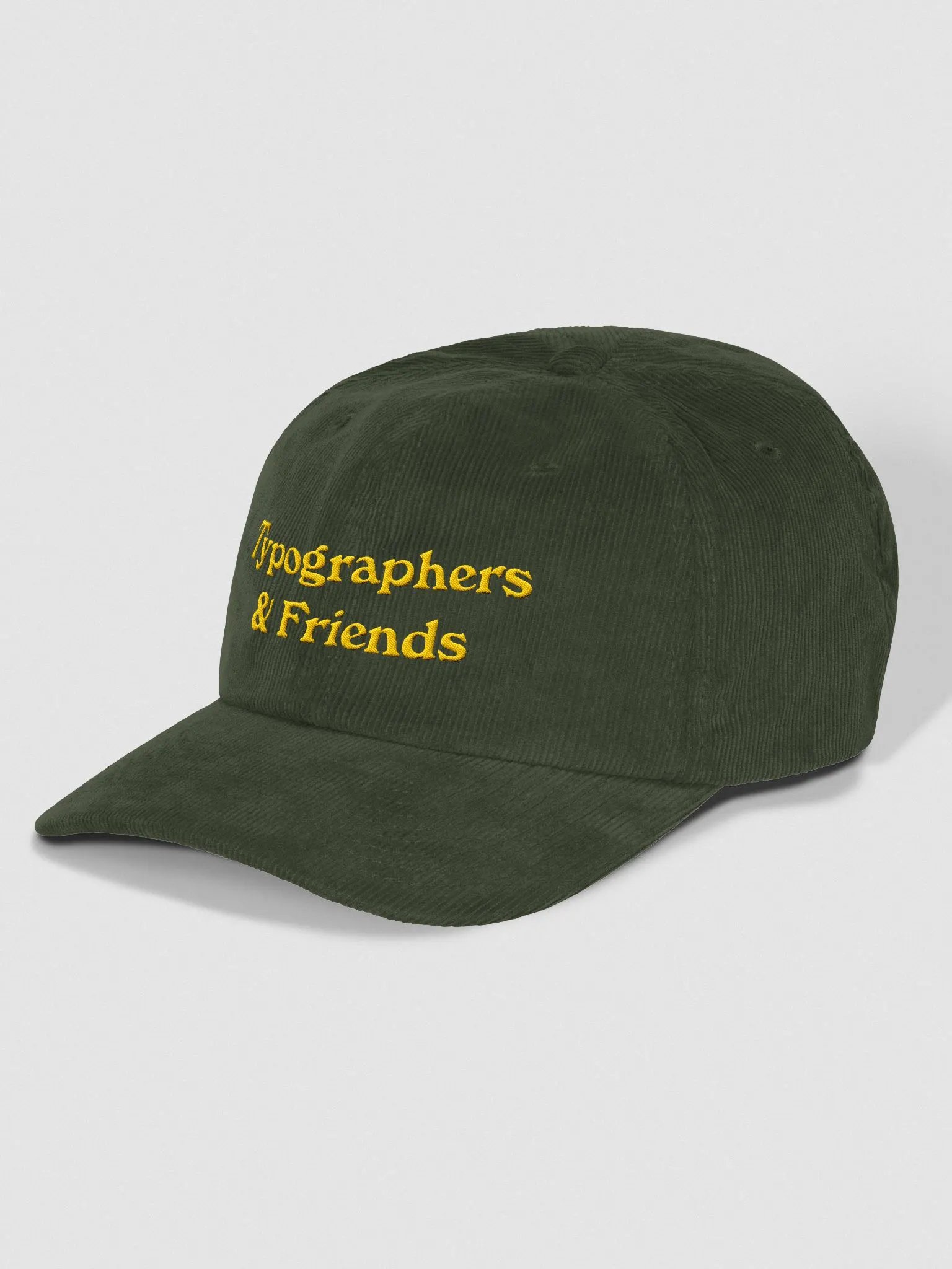 Typographers & Friends (Corduroy Dad Hat) product image (3)