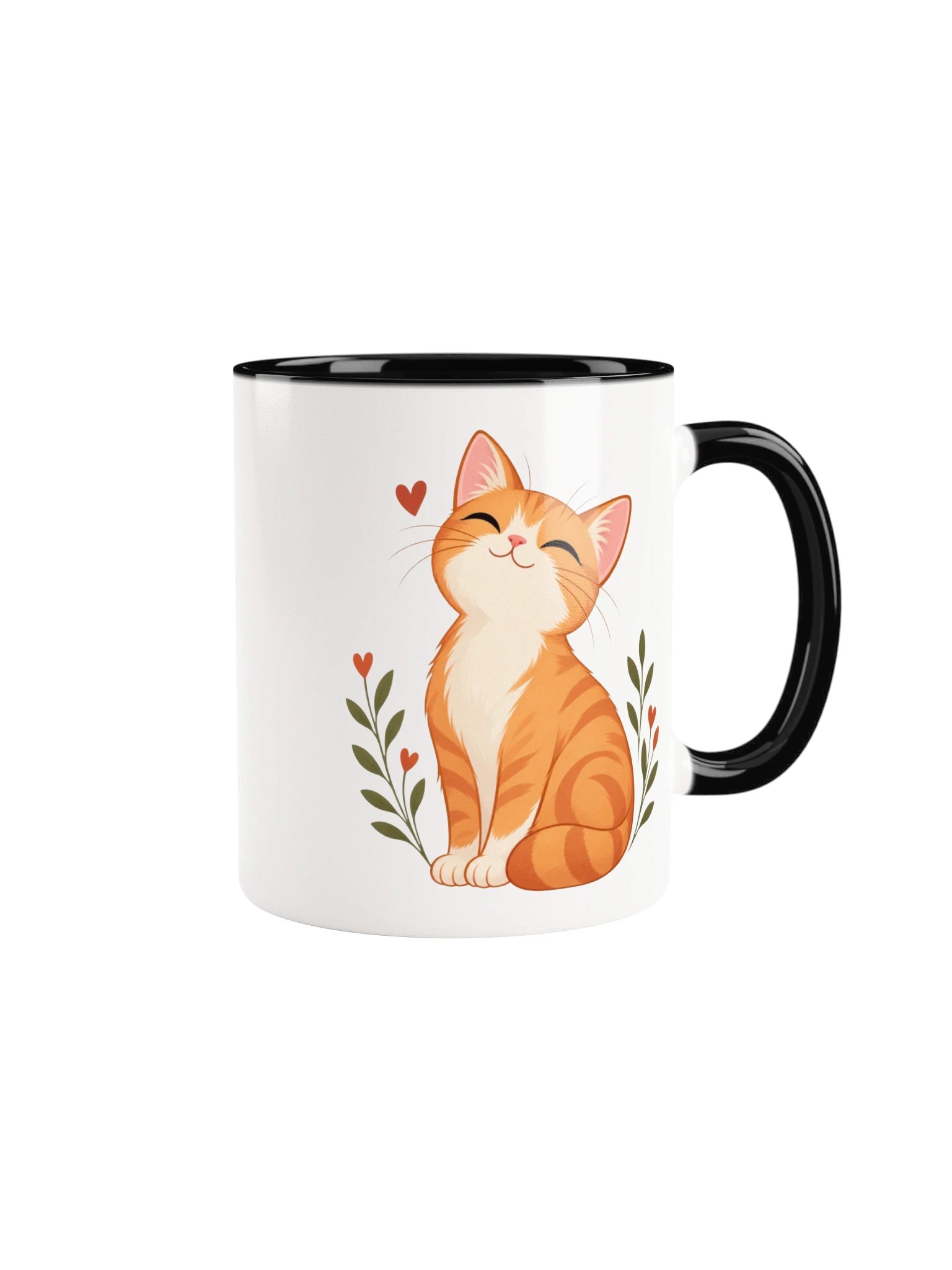 Orange Tabby Cat Ceramic Mug | Cute Ginger Cat Coffee Cup Gift product image (1)