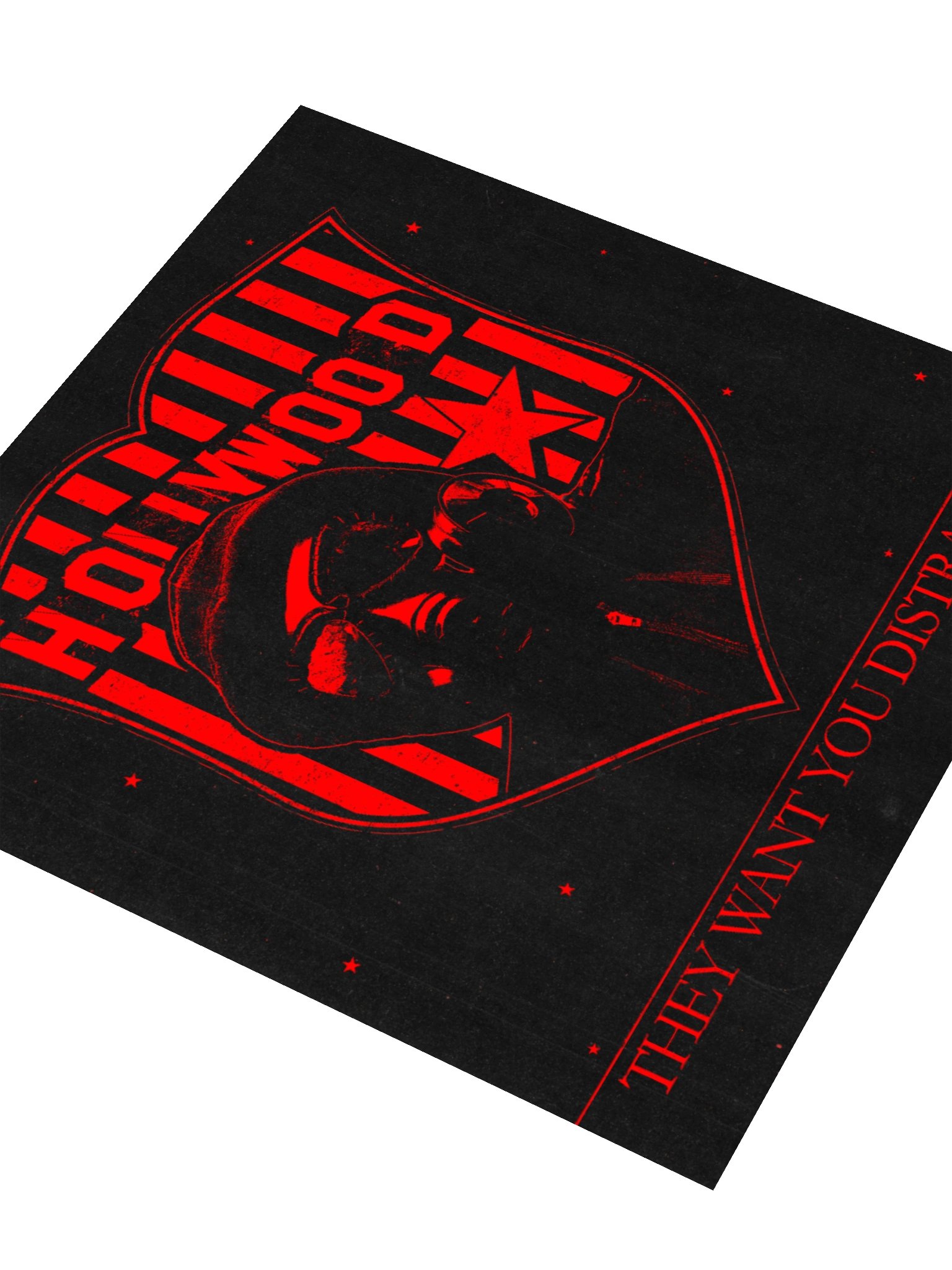 "DISTRACTION" STICKER RED product image (7)