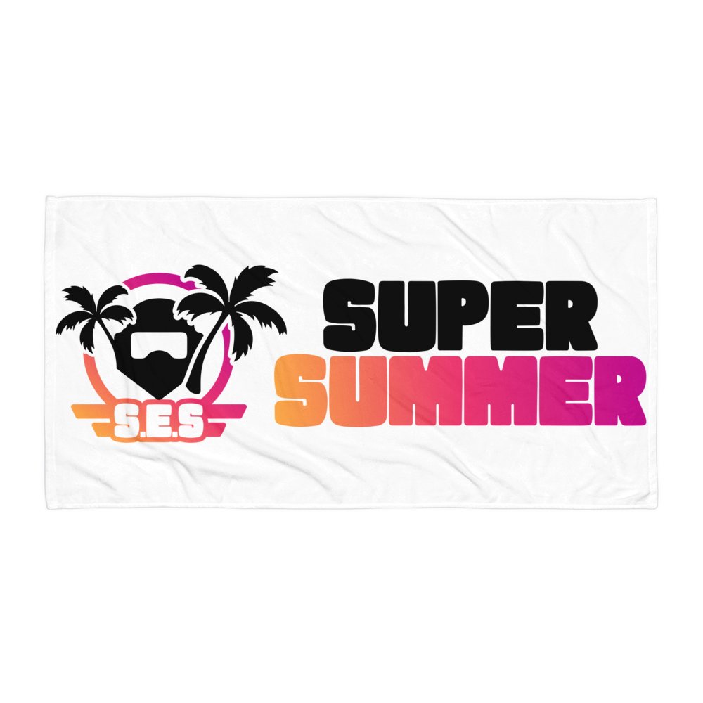 S.E.S Super Summer 26 - Gradient Logo Beach Towel product image (1)