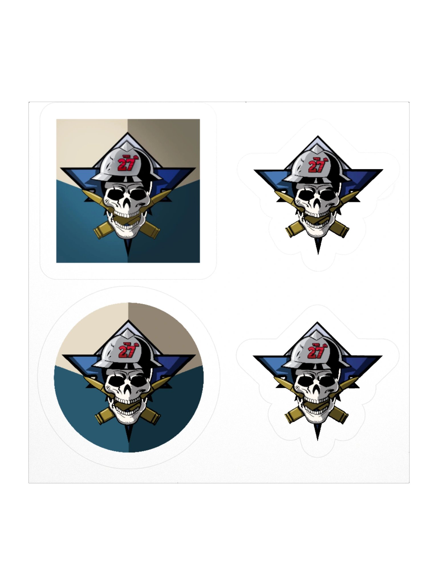 "The 27th corps" Regiment Sticker pack product image (3)