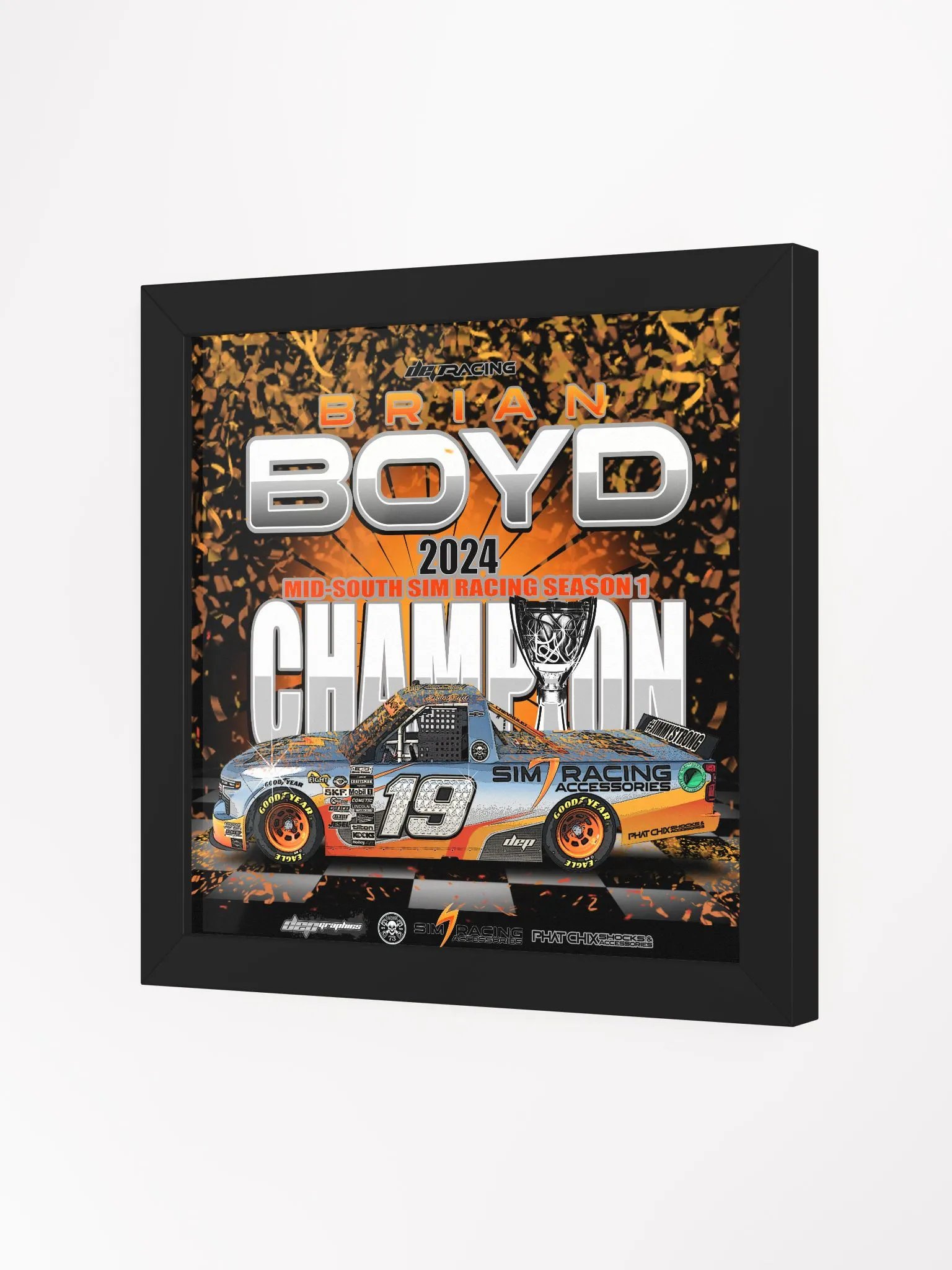 Brian Boyd Championship Sim Racing Accessories Plaque product image (7)