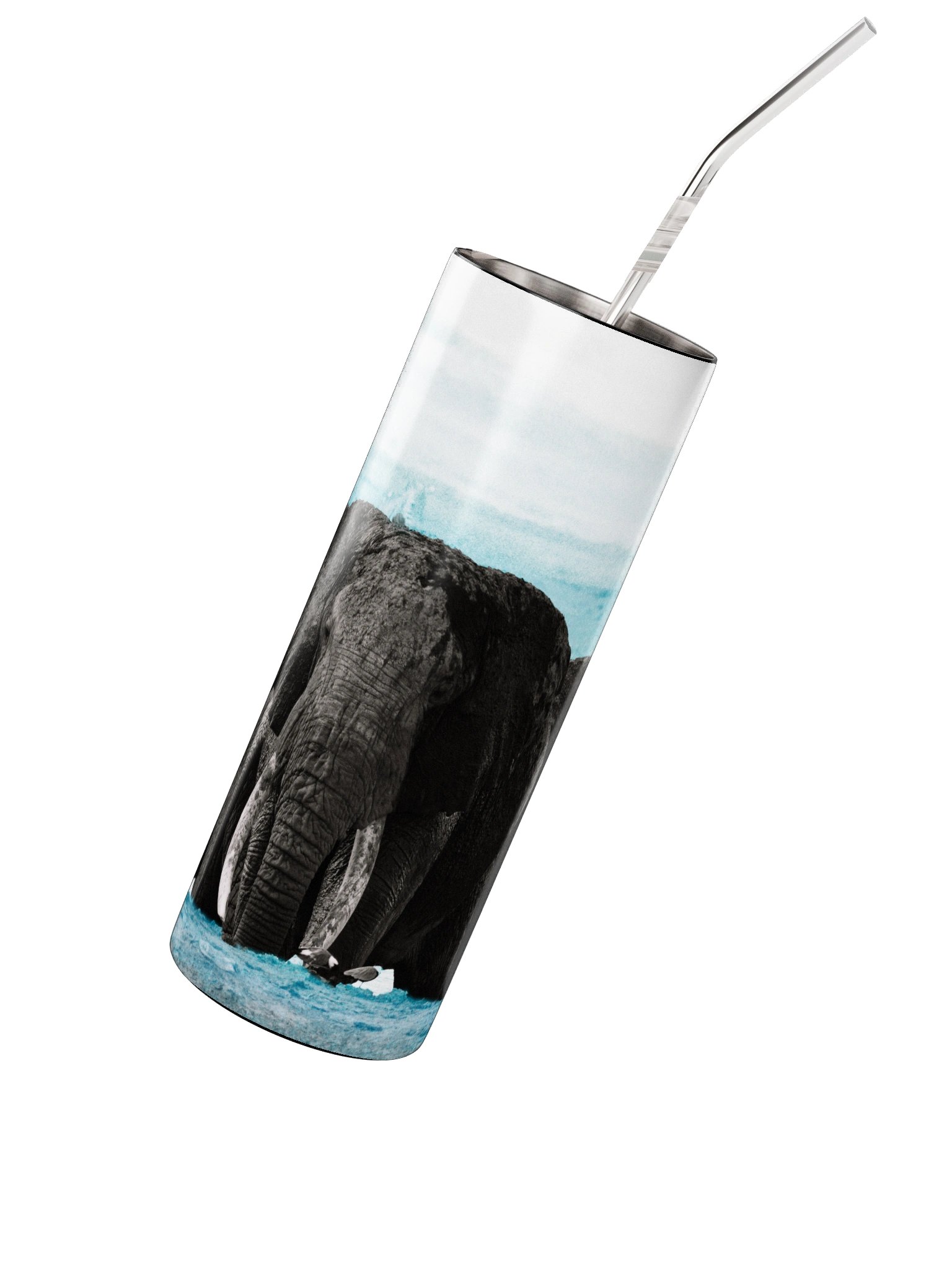Elephant Watercolor Art Tumbler product image (2)