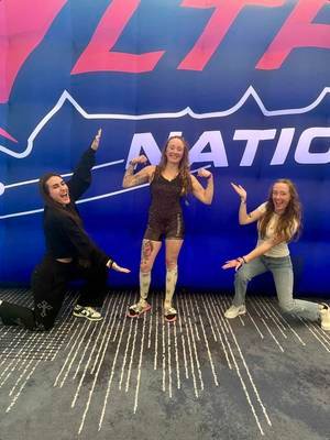 Smallest weight class.  big atmosphere. bigger goals. Nationals was just the beginning.  #USPANationals #DreamsComeTrue #WorkedForIt #EarnedNotGiven #WomenWhoLift 