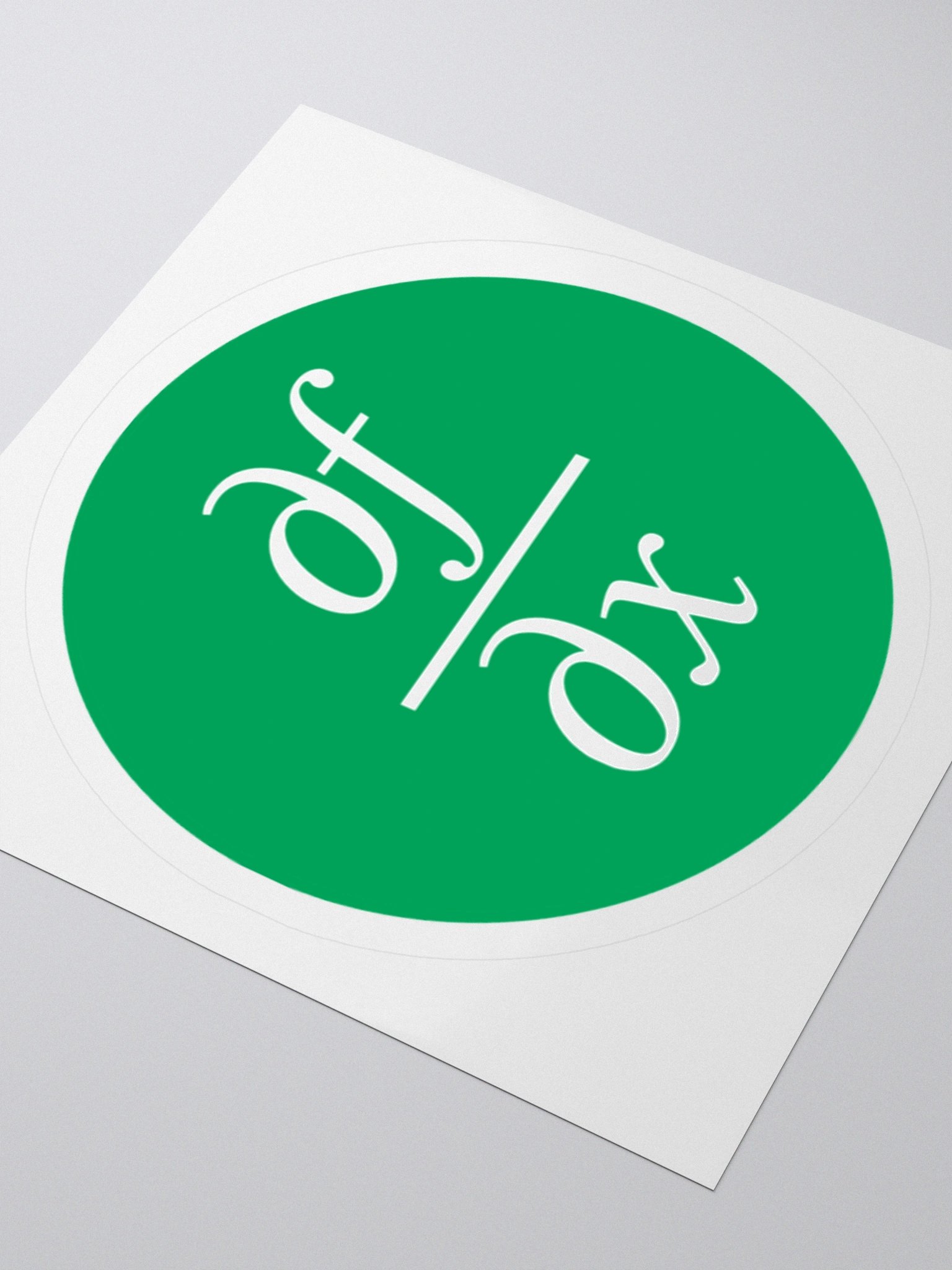 Calculus 3 Logo Sticker product image (3)