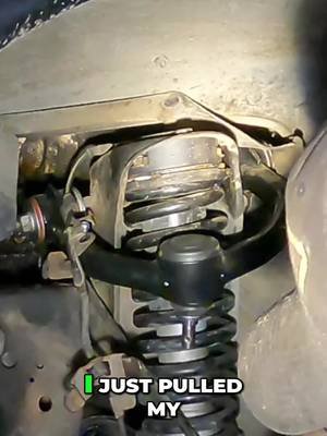 Ball joint acting up? CV axle on its last leg? Quick fix for now, but that axle ain't gonna last forever. #mechaniclife #carrepair #automotive #diy #fixit