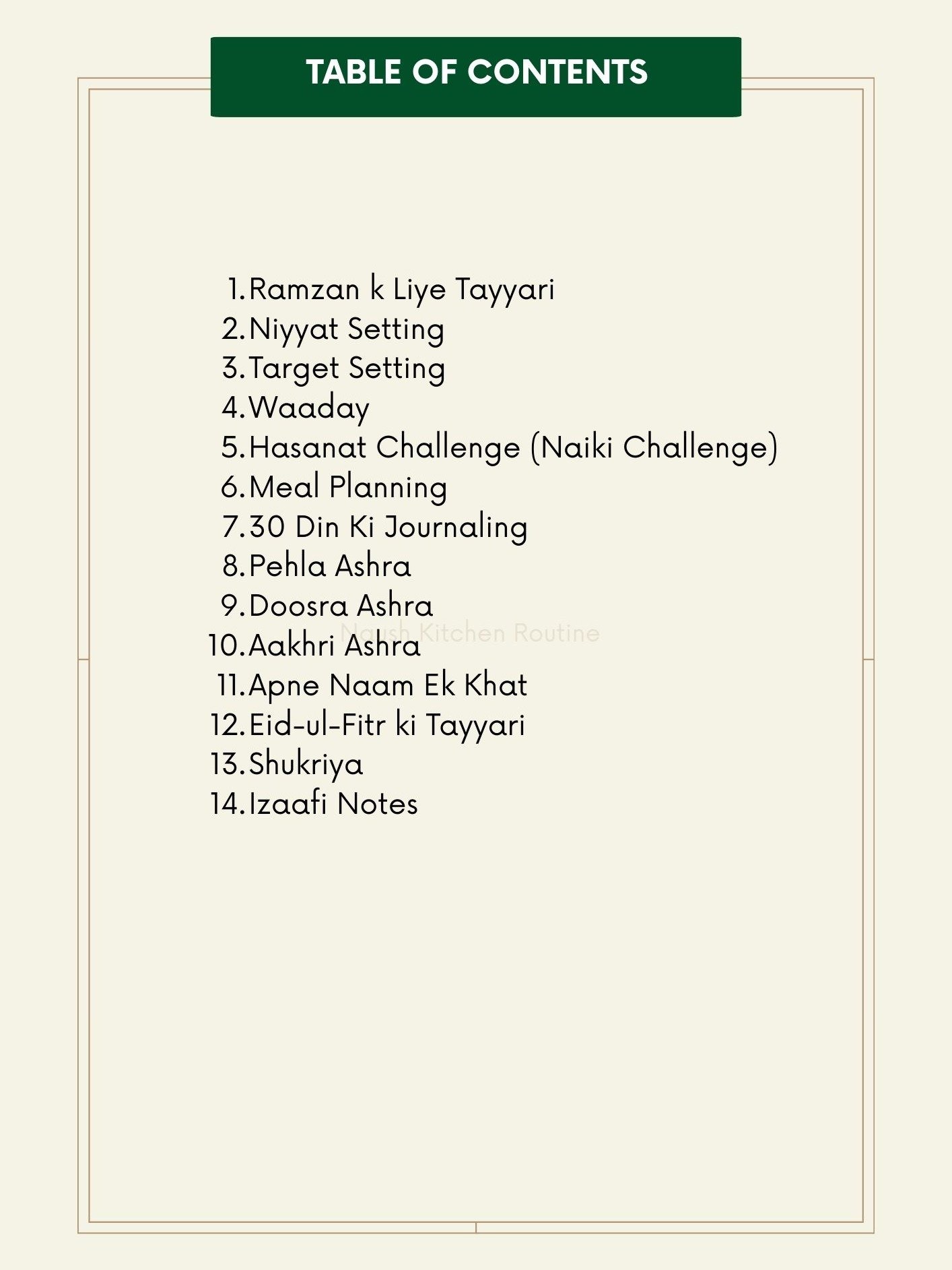 Urdu/Hindi Ramadan Planner 2026 by Naush Shezi product image (2)