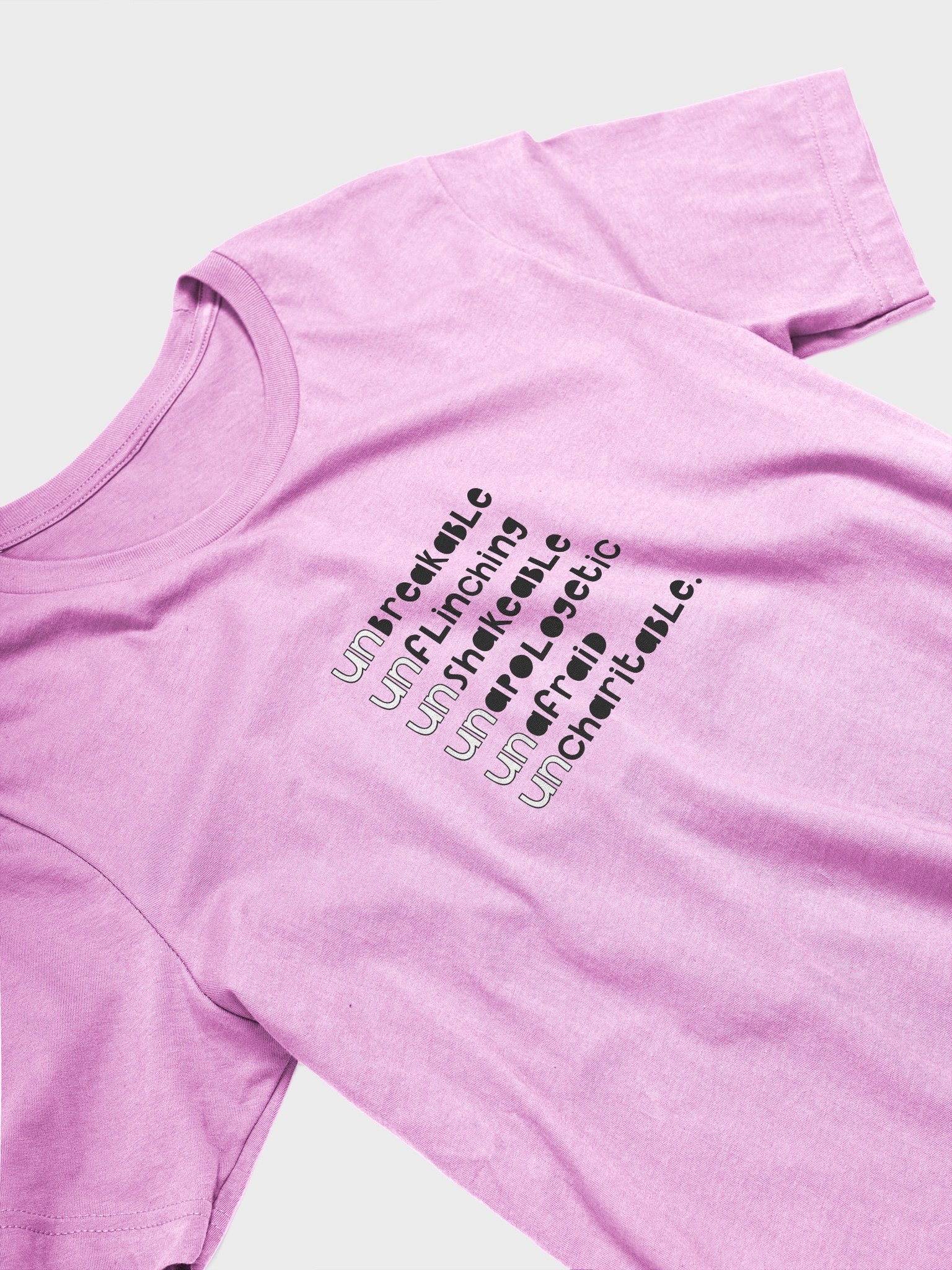 Be Uncharitable T-Shirt (light colours) product image (2)