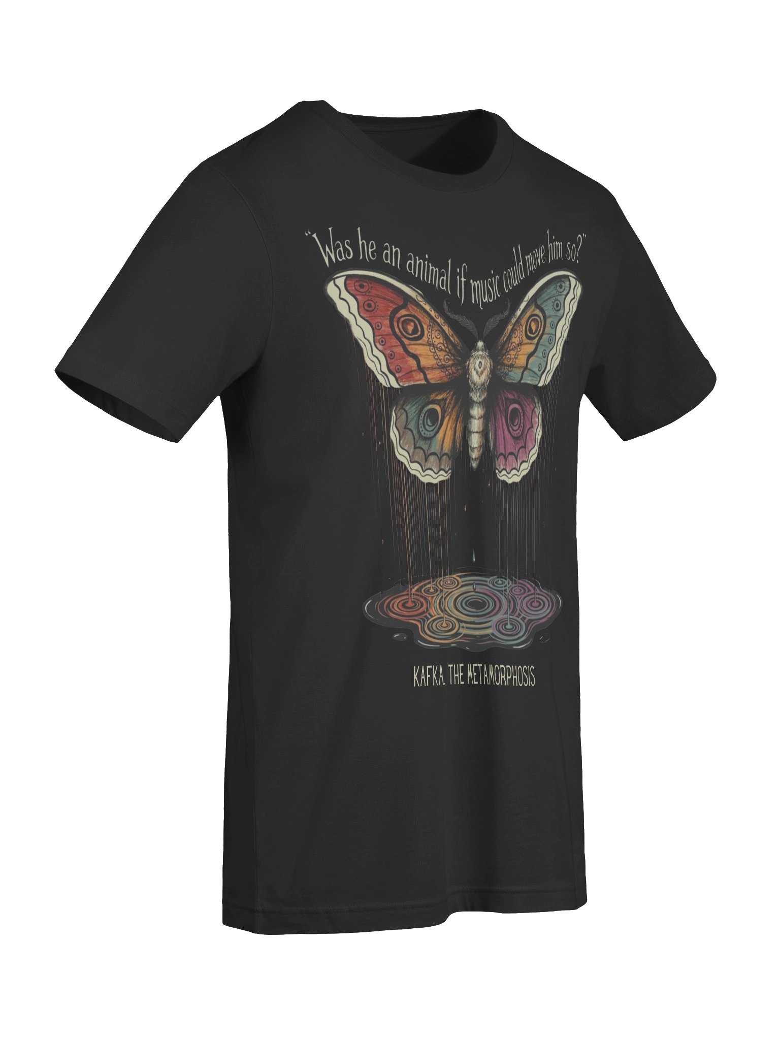 Kafka Moth Music Quote Shirt, Metamorphosis Literary Lover Tee product image (8)