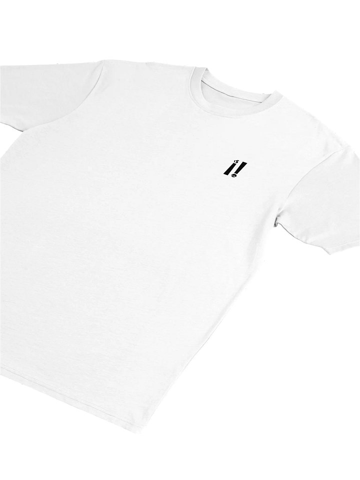 Just Be Simple Logo Heavy White Tee product image (2)