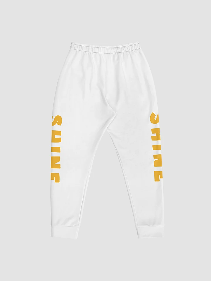 ✧SHINE✧ Unisex Fleece Sweatpants White product image (1)