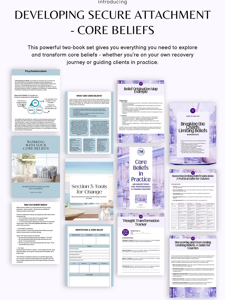 Developing Secure Attachment - Core Beliefs product image (1)