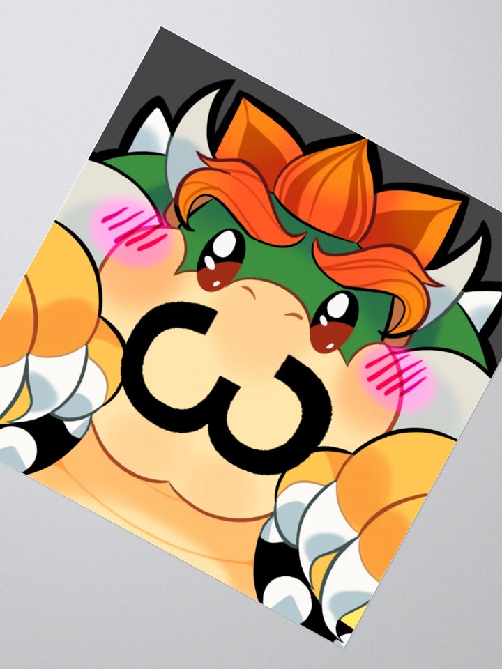 MARIOTHON BOWSER STICKER product image (2)