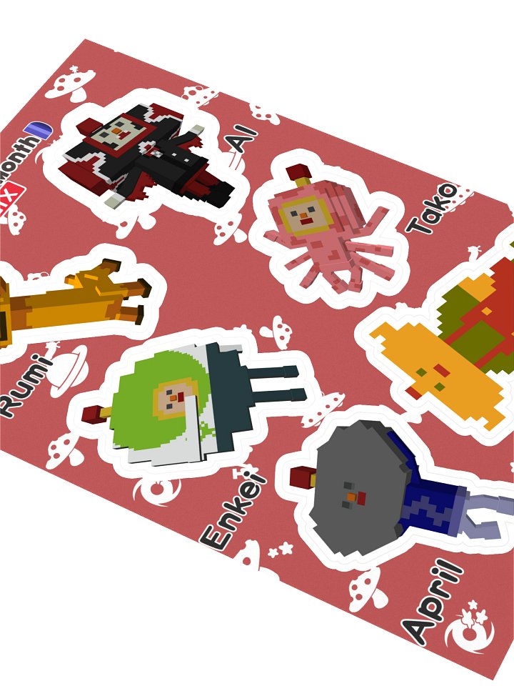 KDM6 OC Cousin Sticker Sheet #2 product image (2)