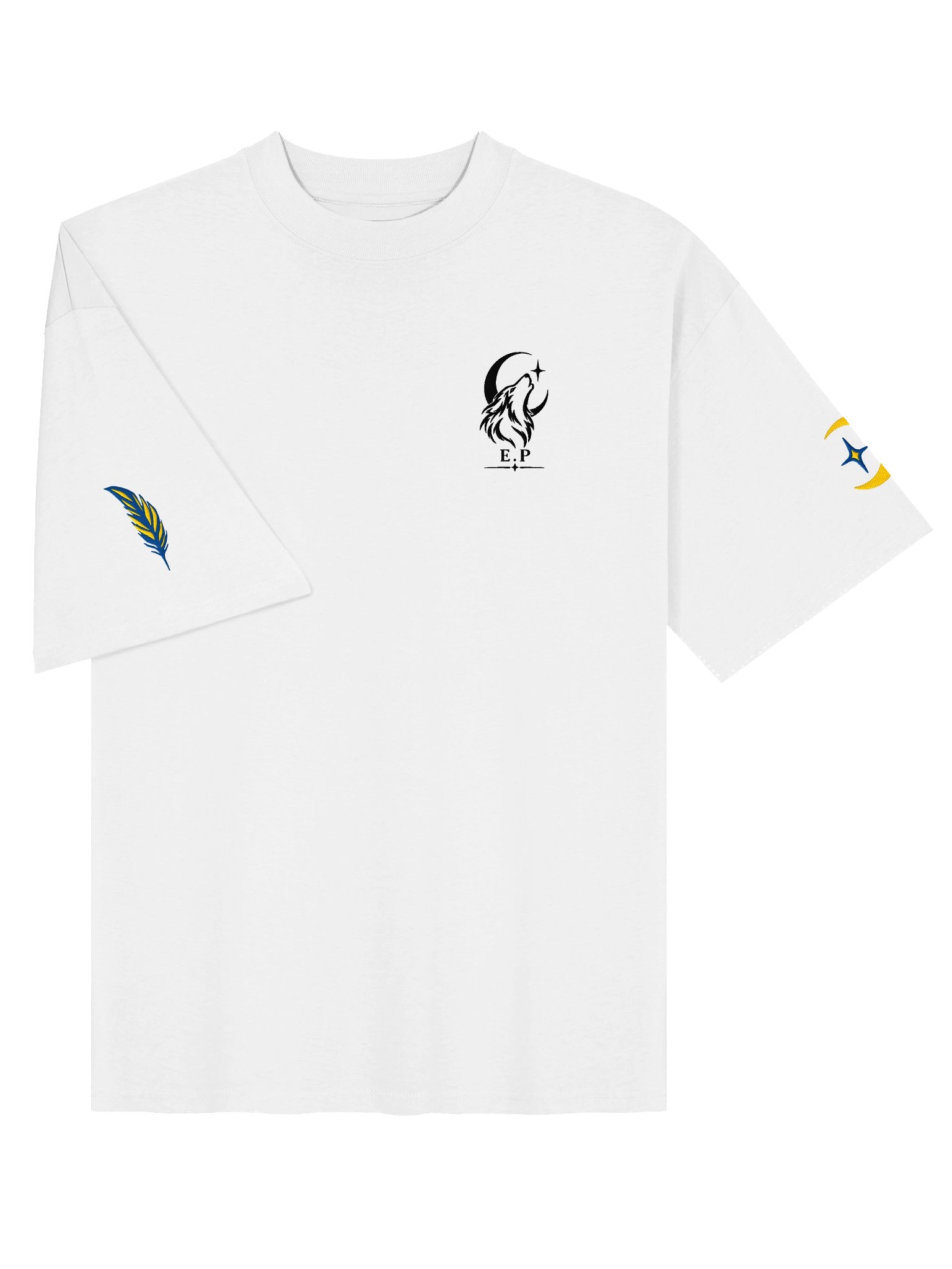 Tshirt Premium 100% coton - Elyanore Phirel manche et buste brodé product image (7)
