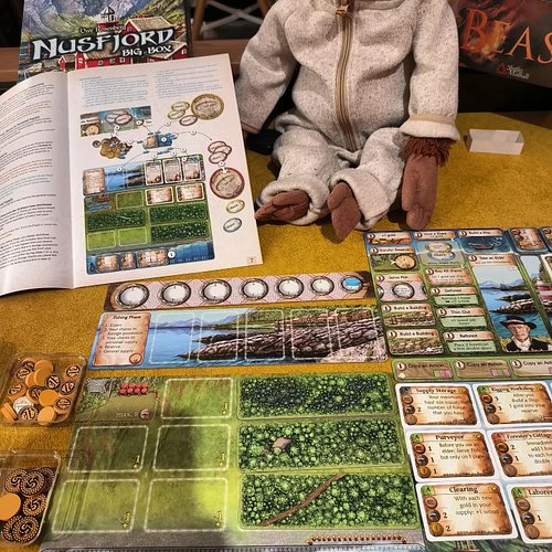 Still early to stay.
But I'm not as taken as most solo gamers yet.

Nusfjord Big Box

#nusfjordboardgame  #soloboardgames