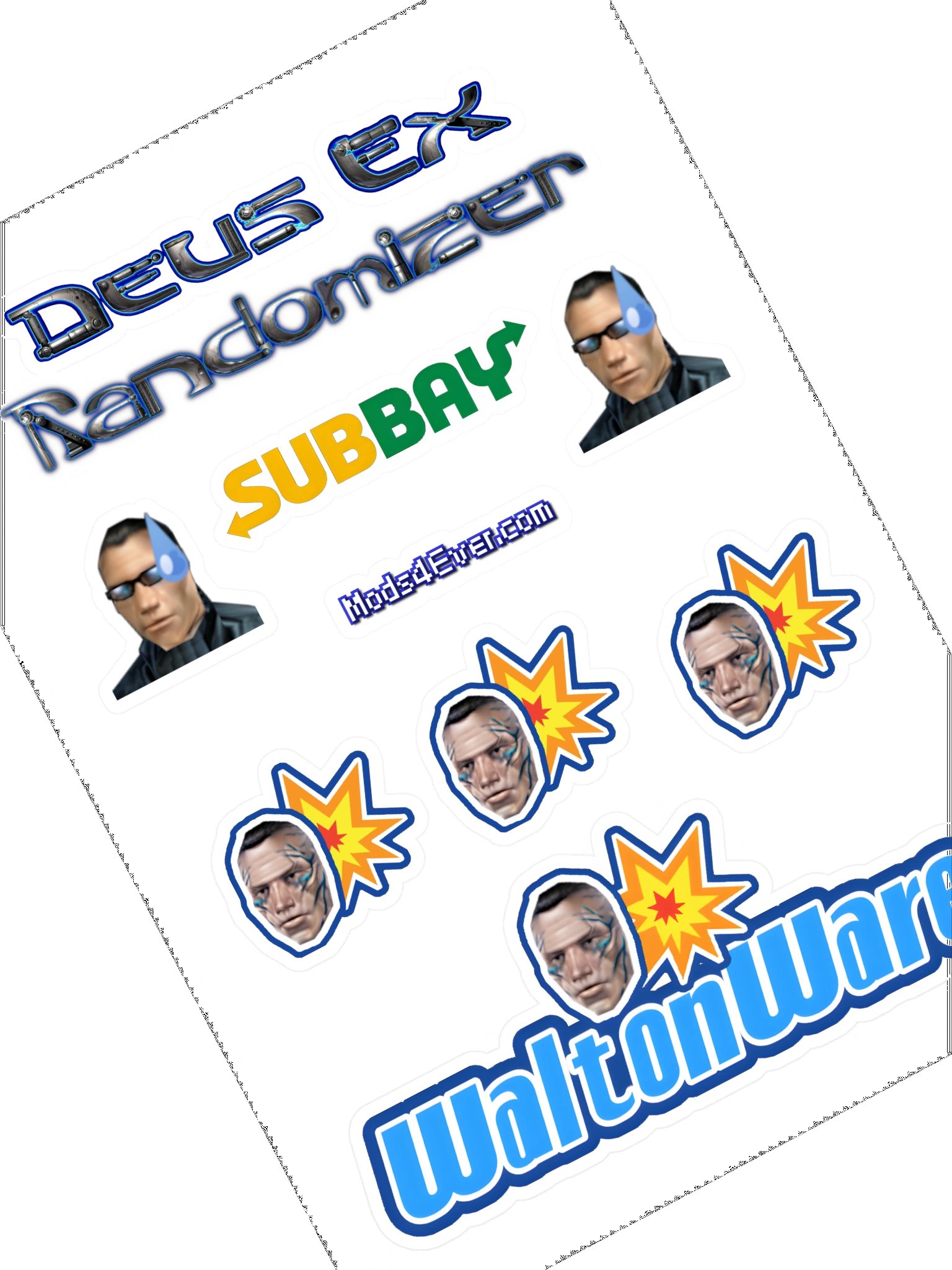 DXRando Sticker Sheet product image (1)