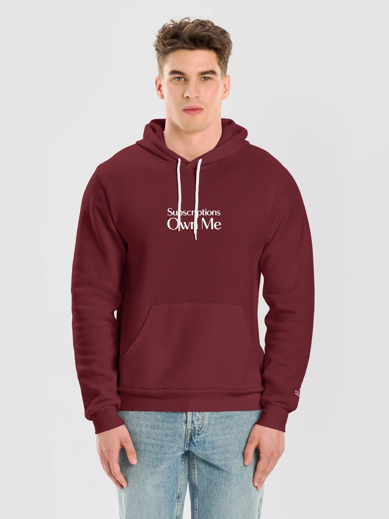"Subscriptions Own Me" — Unisex Supersoft Hoodie product image (1)
