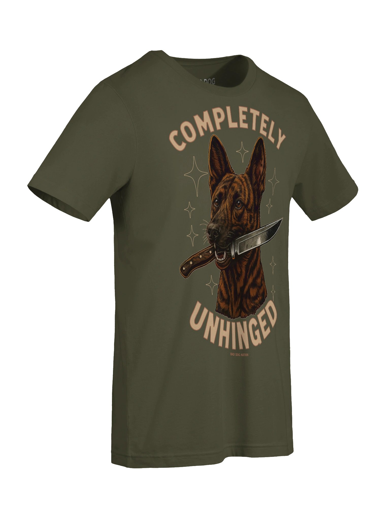 Completely Unhinged Dutch Shepherd - PREMIUM ADULT UNISEX T-SHIRT product image (3)