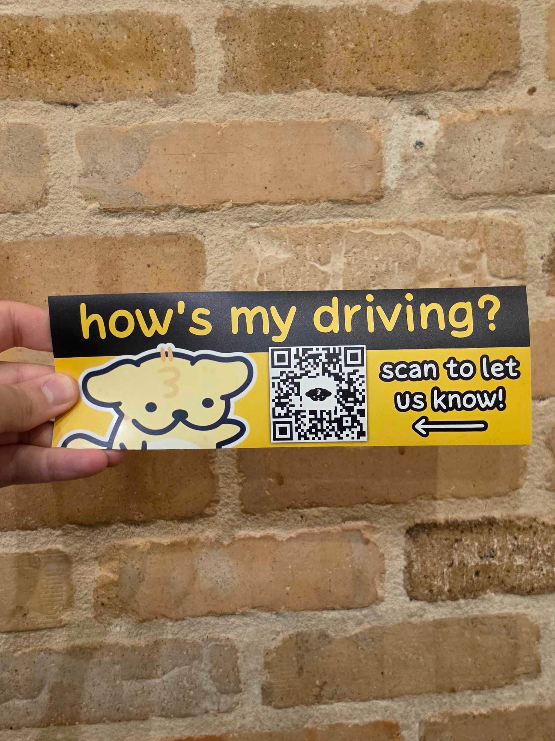Hows My Driving? Bumper Magnet product image (3)