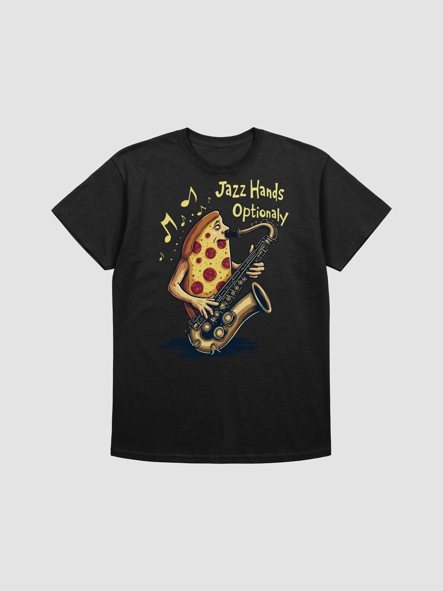 Jazz Hands Optionally Pizza T-Shirt product image (1)