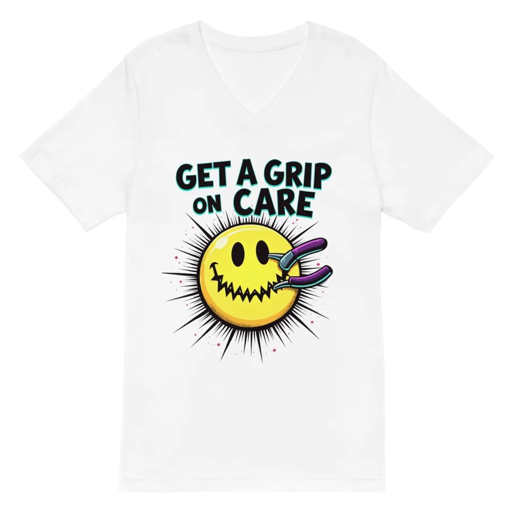 Stitched Smile V-Neck Tee product image (2)