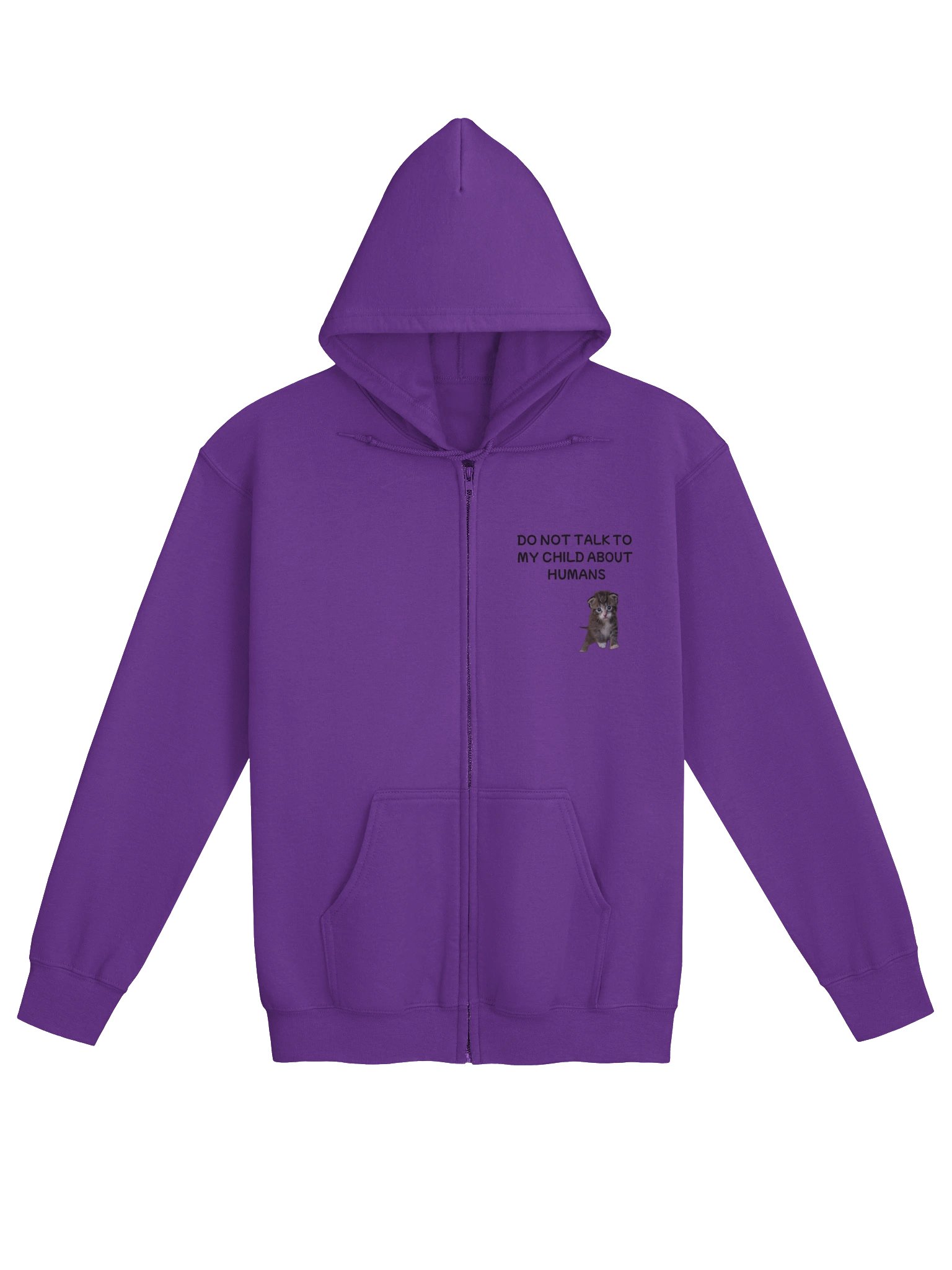 Do Not Talk to My Child About Humans Zip Hoodie product image (3)