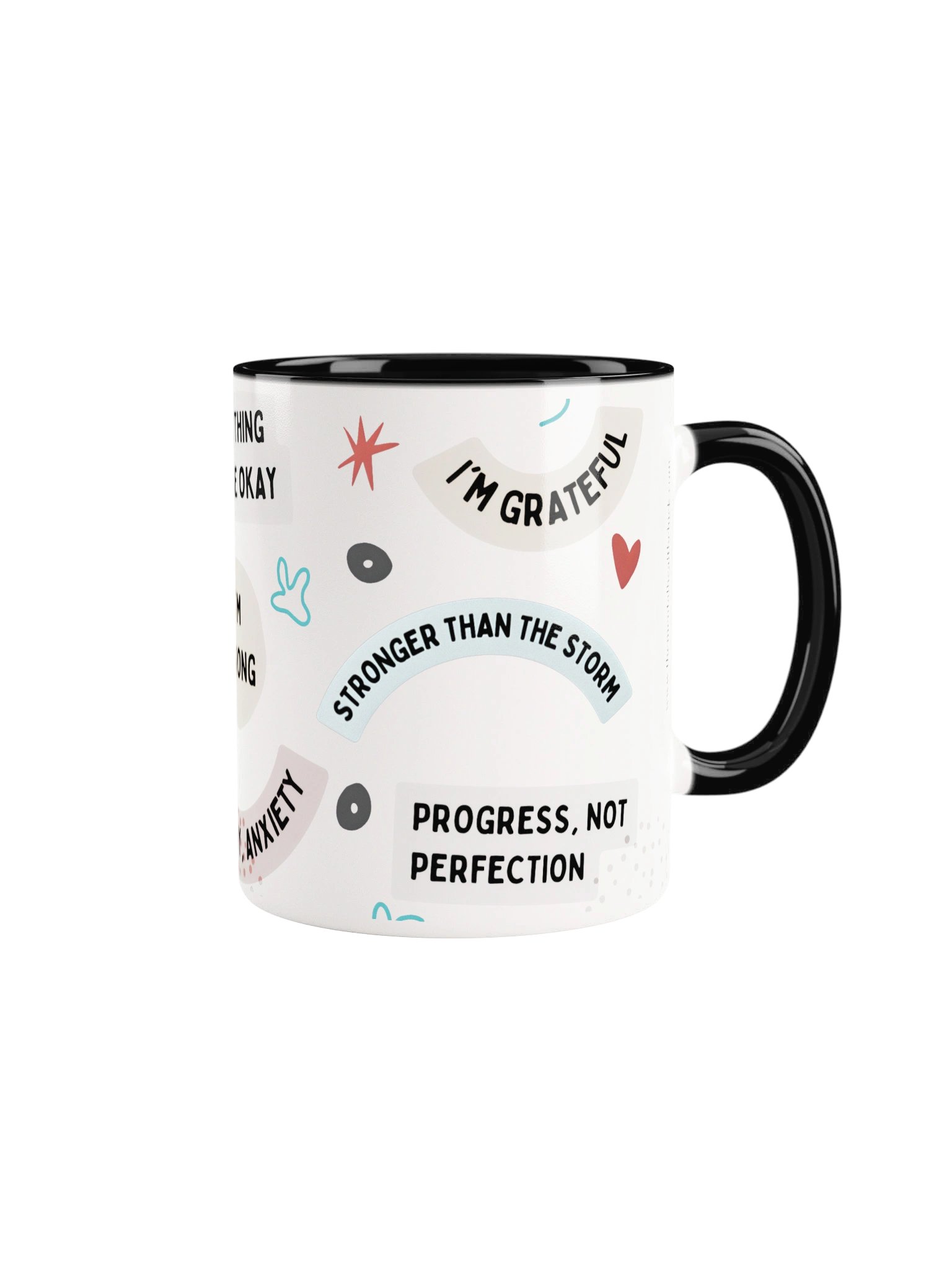 Mental Health Affirmations Color Inside Mug product image (2)