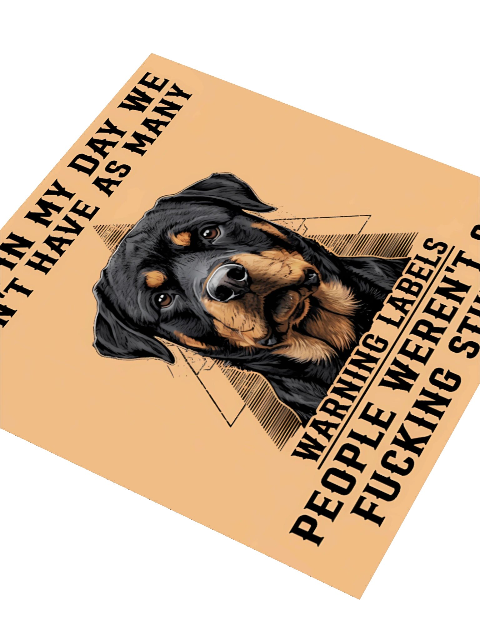 Rottweiler Warning Sticker product image (9)