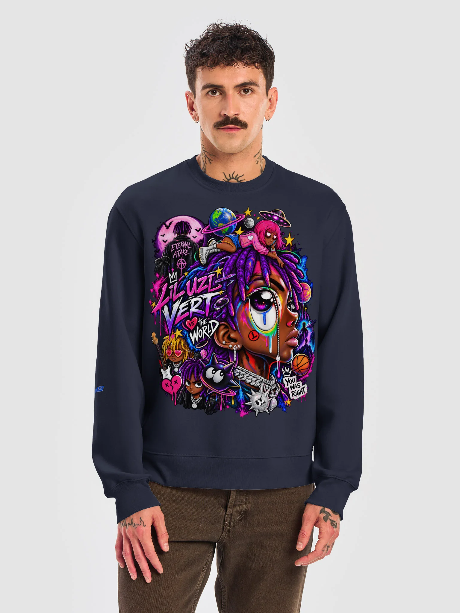 Eternal Atake Neon Graffiti Sweatshirt product image (9)