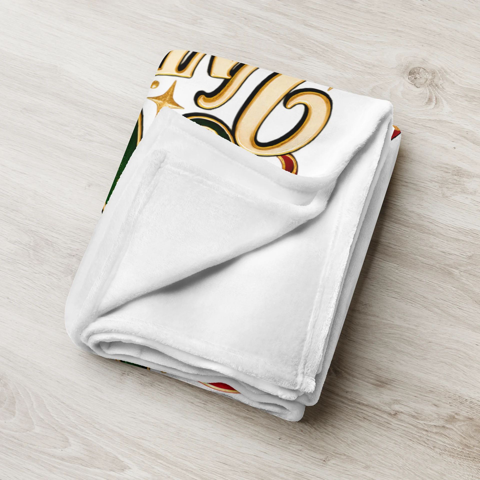 Naughty, Nice & Unbothered Holiday Throw Blanket product image (8)