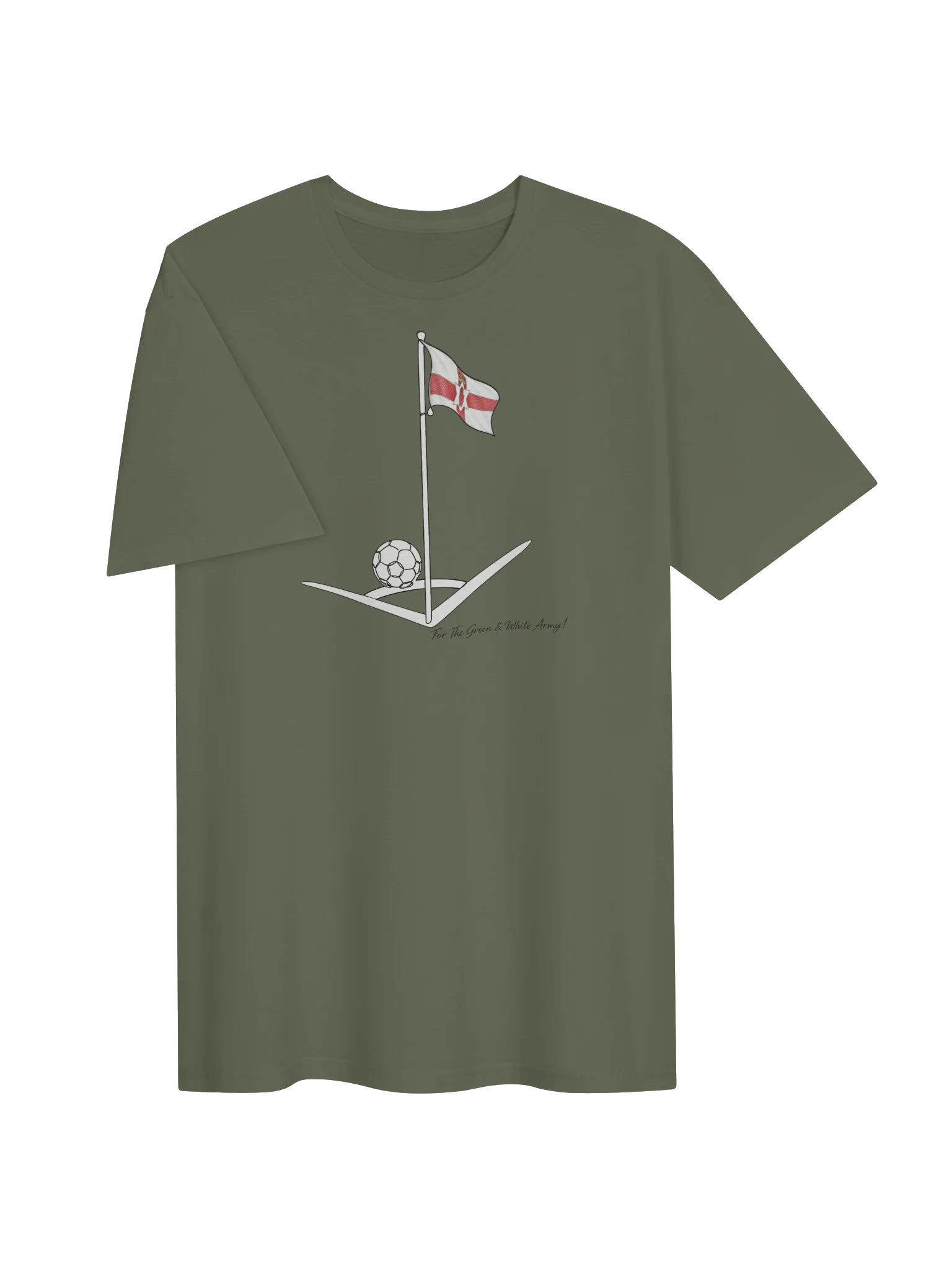 For The Green & White Army Flag Tee product image (3)