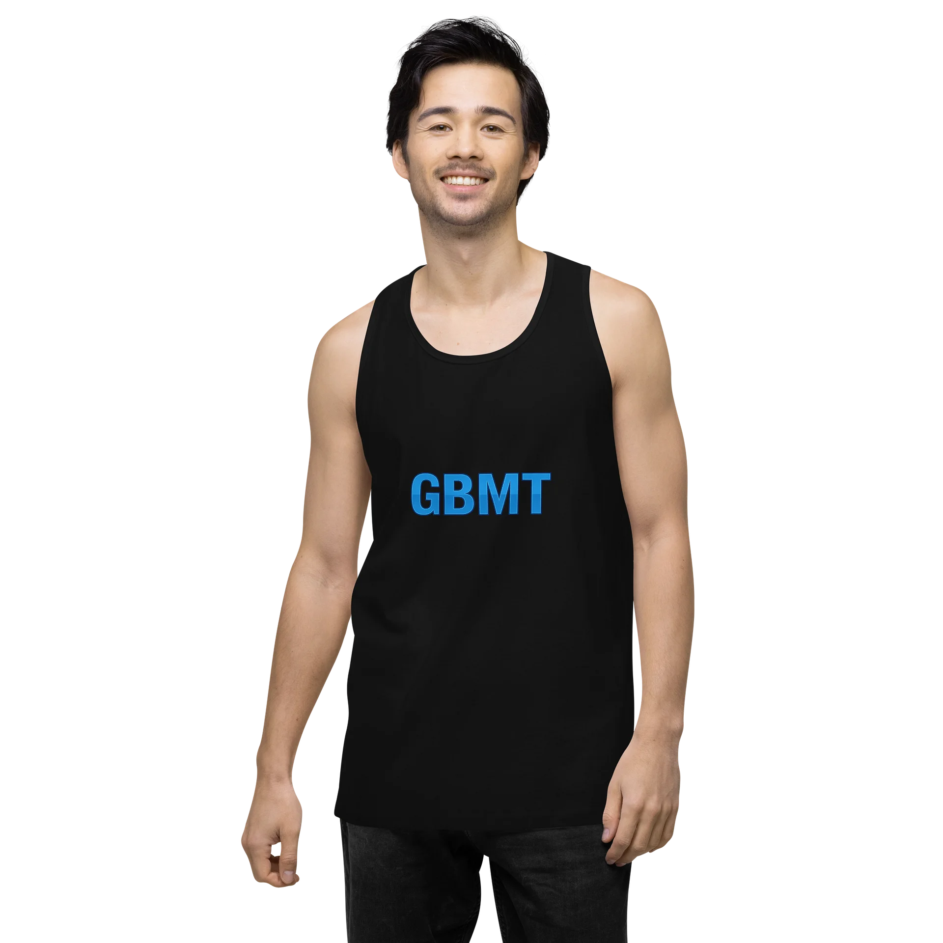 GBMT Men’s Tank Top | God Brought Me Through Sleeveless Shirt product image (6)