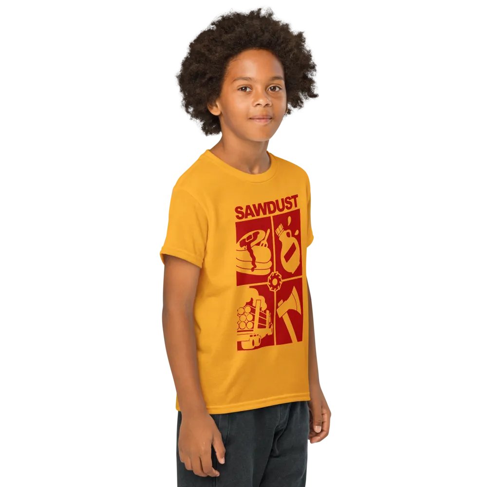 4 Square (red) T Shirt (youth) product image (44)