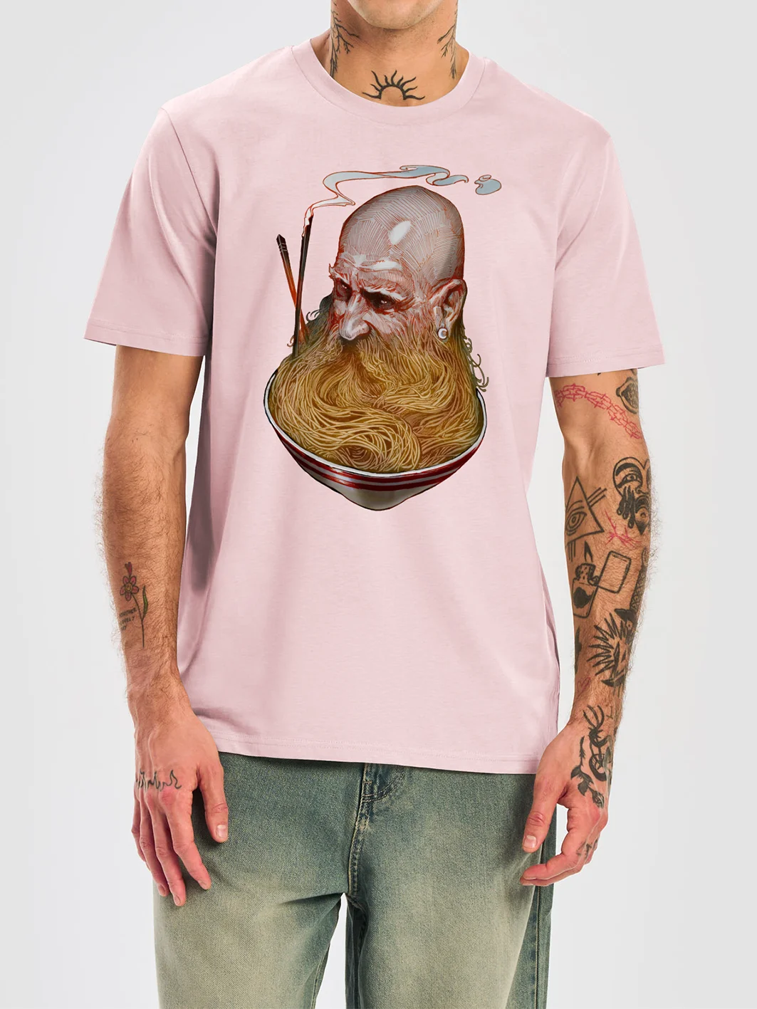 "Grandpa loves noodles" Unisex T-Shirt product image (8)